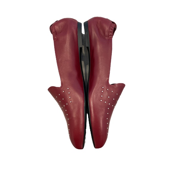 AGL Studded Pointy Toe Moc in Purple Leather - Size 5.5 - Picture 6 of 8